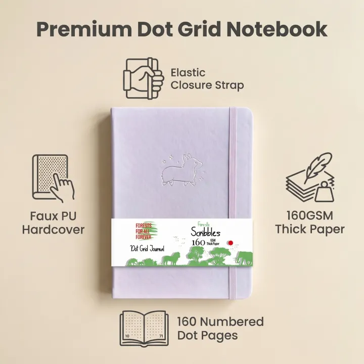 A5%20Corgi%20Dot%20Grid%20Notebook%20Lavender%20Faux%20PU%20Journal%20160GSM%20Ivory%20Paper%20160%20Numbered%20Pages%205x5mm%20Dotted%20Diary%20-%20Image%205