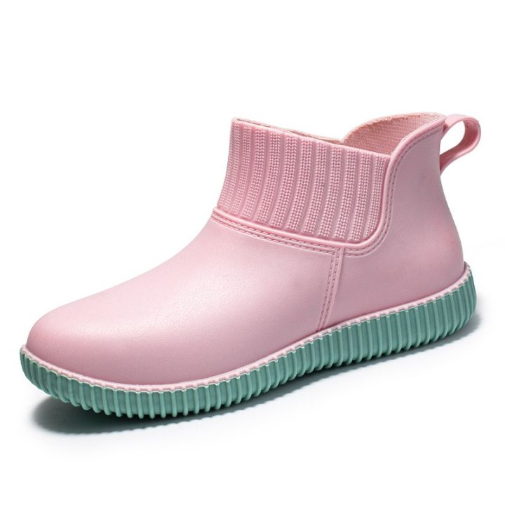 Fashion%20women's%20rain%20shoes,%20low%20top%20waterproof%20shoes,%20non-slip%20thick%20soled%20rain%20boots%20for%20women%20-%20Image%207