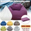 OTAUTAU Large Bean Bag Chair Sofa Cover Without Filler Lazy Corner Seat Beanbag Couch Has Replacement Sofa Inner Liner for Sale. 