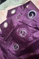 5 × 7 Feet Indian Embossed Curtain with 10 Rings For 2 pc. 