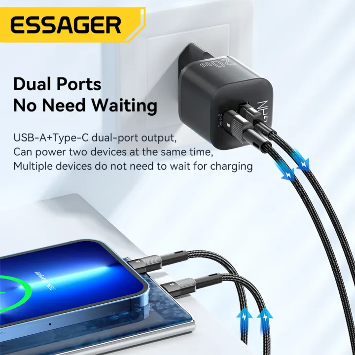 Essager%2020W%20GaN%20PD%20USB%20C%20Charger%20for%20iPhone%2015%2013%2012%2011%20Pro%20Max%20Phone%20QC%203.0%20PD%203.0%20USB%20Type%20C%20Fast%20Charging%20for%20Xiaomi%20pocoiPad%20-%20Image%202