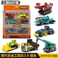 ND Thailand baby toys 6 PCs construction vehicle Ke Xiao heavy duty worker alloy model truck NO.KX09-6. 