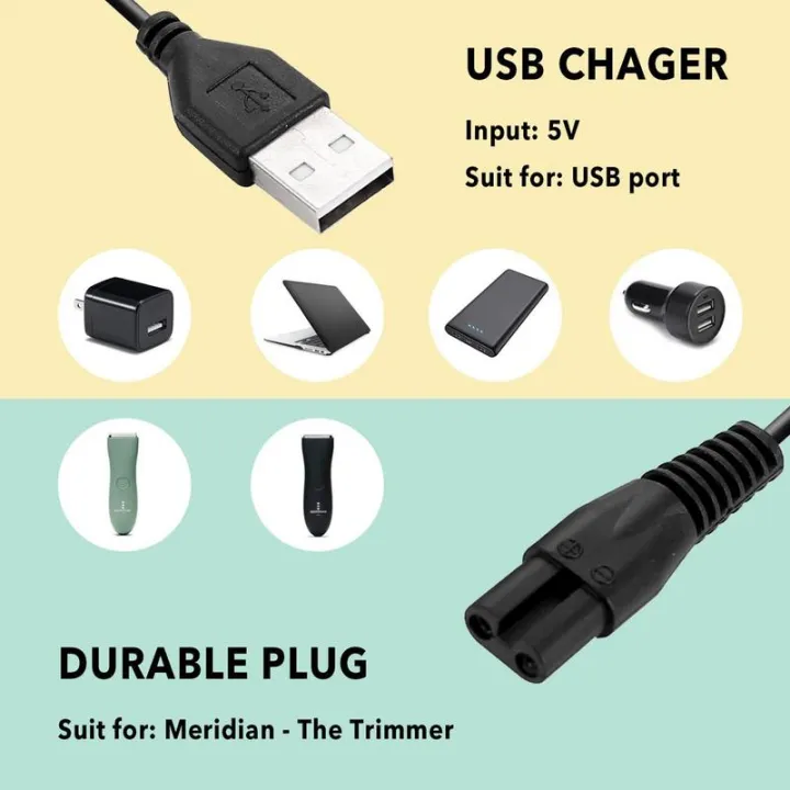 Electric%20Shaver%20USB%20Charging%20Cable%20Power%20Cord%20Charger%20Wire%20Electric%20Adapter%20for%20Meridian%20Grooming%20Electric%20Trimmer%20Charging%20-%20Image%204