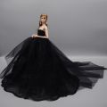 1/6 Doll Luxury Dresses DIY Tutu Dress For 29CM Princess Doll Bridal Tulle Wedding Dresses Clothing Long Tail Dress.