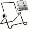 Portable Metal Foldable Adjustable Phone Tablet Stand, Desktop Holder Mount Adjustable Desk Support Flexible Phone Stand.