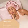 Heatless Curling Rod Headband Satin Bonnet Set No Heat Hair Curler Hair Rollers Soft Curlers Lazy Curls Sleeping Hat Night Cap.