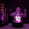 Messi 3D LED Illusion Lamp - Messi Jersey Design | Ideal Gift for Messi Fans |. 