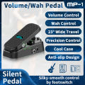 Wah Volume Pedal with Silent Slide, Non-Slip Design, and No Power Required for Guitar Amp Effects. 