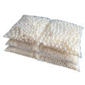 10-1000pcs/lot 3-20mm Straight Holes Acrylic Imitation Pearl Beige Bracelet Round Beads For DIY Craft Jewelry Making Supplies.