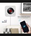 Adirigo Desktop Portable CD Player with Bluetooth - Multifuctional Wall Mounted Music CD Player Built in HiFi Speakers Home Audio Boombox with Remote Control Input Output with Pulling Switch. 