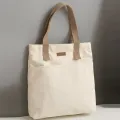 Women's Tote Bag Canvas Sewing Thread Large Capacity Advanced Sense Handbag Convenient Practical Female's Commuter Bag. 