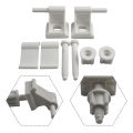 1pair Plastic Toilet Seat Hinge Bolts Screw Fixing Fitting Kit Toilet Lid Hinge Replacement Parts Bathroom Accessories. 
