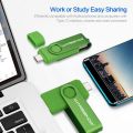 3 in 1 High Speed USB flash drive OTG Pen Drive 64GB Adapter Micro USB stick Red External Storage Give away type-c gift. 