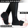 1Pair Zipper Compression Socks for Women & Men, Sturdy Zippered Stocking to Improves Blood Circulation, Relieves Pain & Swelling. 