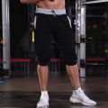 Men's Drawstring Sweatpants GYM Shorts Fashion Cargo Short Men Cropped Trousers Summer Beach Shorts Casual Jogging Track Pants.