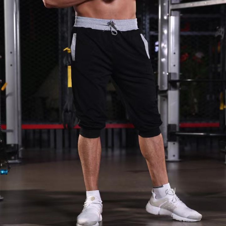 Men's%20Drawstring%20Sweatpants%20GYM%20Shorts%20Fashion%20Cargo%20Short%20Men%20Cropped%20Trousers%20Summer%20Beach%20Shorts%20Casual%20Jogging%20Track%20Pants%20-%20Image%202