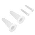 Facial Cupping Set 4pcs Silicone Massage Vacuum Suction White Cupping Therapy Set for Cosmetic Home Use Vacuum Cupping Cup Set. 