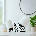 Cute Simple Animal Tissue Holder -Minimalist And Practical Paper Roll Holder An Ideal Creative For Holiday Gift Idea.