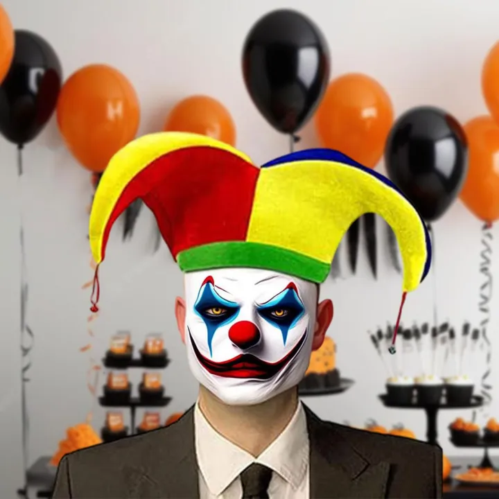 Clown%20Hat%20Multicolor%20Funny%20Women%20Men%20Mardi%20Gras%20Party%20Hat%20for%20Halloween%20Masquerade%20Fancy%20Dress%20Party%20Clown%20Costume%20Cosplay%20-%20Image%203