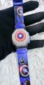 Kids Boys Watch Captain America Spinner Lighting Musical Cool Fun Watch.