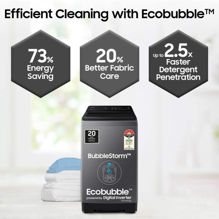 SAMSUNG%208%20Kg%20Top%20Loading%20Digital%20Inverter%20Eco%20Bubble%20Washing%20Machine%20WA40F08D1CIM%20-%20Image%204