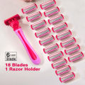 Razor for women 6-Layer blade leg hair underarm shaving knife 6-layer blades razor cross-border spot manual razor Leg shaver. 