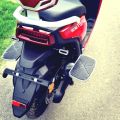 Pillion Rider Non-Slip Rubber-Padded Footrest / Footboard for METRO YADEA T9 Pro Electric Scooter. 