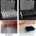 24 Grids Compartment Plastic Storage Box Jewelry Earring Box Bead Screw Container Home Storage Case Display Organizer Container. 