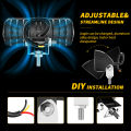 New car LED work light one-character mini 8-light spotlight floodlight driving light forklift truck light. 