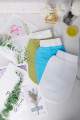 Bath gloves, shower scruber, exfloting gloves-1pcs Random Color. 