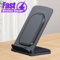 Wireless Charger Dock Desktop Phone Holder Stand For iPhone 16 15 14 13 12 Pro Max S25 S24 Fast Charging Station.