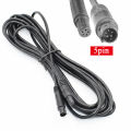 1x 4/5Pin Male To Female 2.5M Car Reversing Parking Camera Video Extension Cable Wire For Dash Cam Reverse Camera Cable. 