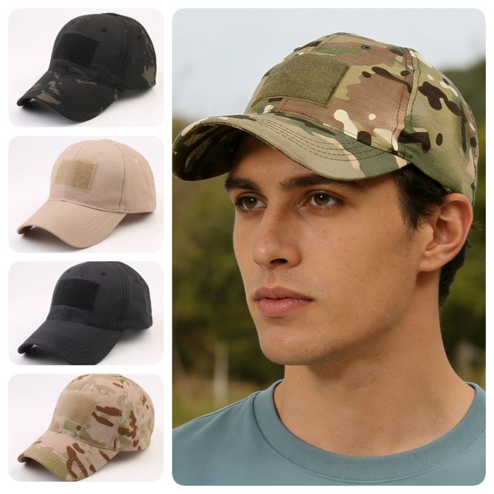 Outdoor Multicam Adjustable Cap Mesh Airsoft Fishing Hunting Hiking Basketball Snapback Hat