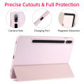 For Tab Case For Tab S8 Ultra 14.6 S8 Plus S7 Plus S7 FE 12.4 S7 S8 11 S6 Lite 10.4 With Pen Slot Tablet Cover.