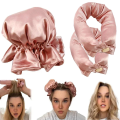 2pcs/set Heatless Hair Curler Silk Curling Headband Foam Curl Rod Lazy Sleeping Hair Rollers Women's No Heat Styling Tools. 