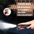 High-Pressure Water Gun Household Car Wash Water Black Car Wash Nozzle Diamond Water Watering Pipe Car Wash Gun. 