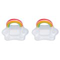 Summer Rainbow Inflatable Toys Beer Drinking Cooler Table Bar Tray Beach Swimming Pool Party Float Inflatable Ring Water Toys.