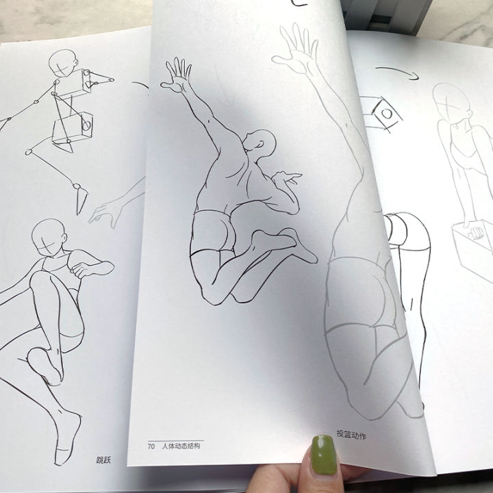 Anime%20Characters%20Tracing%20Sketch%20Hand%20Painted%20Tutorial%20Book%20Structure%20Of%20The%20Human%20Body%20Copy%20Practice%20Line%20Draft%20Practice%20Books%20-%20Image%204