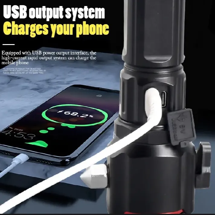 SUPER%208800%20mAh%20Powered%202%20in%201%20Emergency%20Flash%20Light%20And%20Charging%20Bank%20%20Waterproof%20LED%20Powerful%20Torch%20High%20Power%20Long%20Distance%201%20Km%20,(%201000%20meters%20Long%20Range%20)%20High%20Battery%20Back%20Up%20Water%20Resistance%20Rechargeable%20-%20Image%206