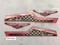 2024 Model Tanki Tapa Stickers Honda CG-125 Special Edition (Complete Set) -Red. 