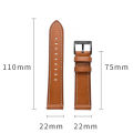 22mm Leather Loop Strap For KOSPET TANK T2 T3/KOSPET TANK M2 M3 Ultra Smartwatch Bracelet TANK T3 Ultra Watchband Correa Belt. 