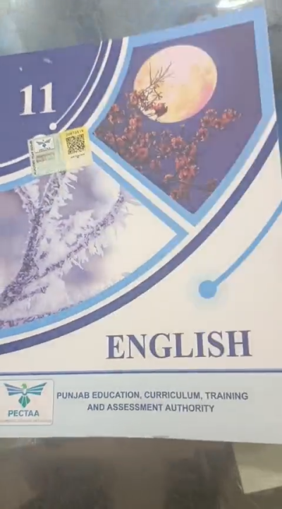 PTB ENGLISH FOR CLASS 11 BY PUNJAB BOARD NEW EDITION FOR INTER PART 1 FSC FA ICS BY PUNJAB TEXTBOOK AND CURRICULUM