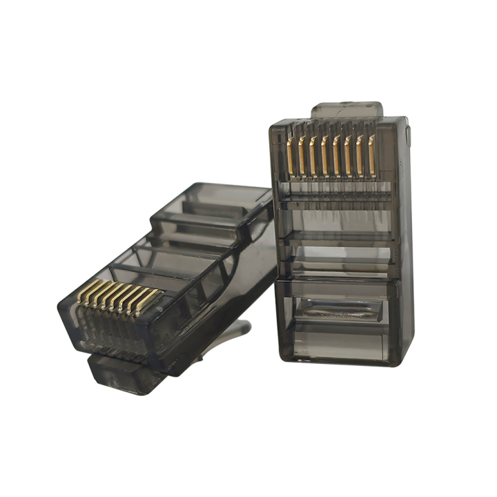 50pcs%20RJ45%20PVC%20Network%20Cable%20Connector%20CAT5E%20Category%205e%20Unshielded%20Color%20Crystal%20Head%20for%20Solid/Stranded%20UTP%20Network%20Cable%20-%20Image%204