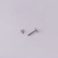 2pcs Stainless Steel Piercing Tragus Stud Earrings, Crystal Labret Small Ear Stud Helix Cartilage Earring for Women Body Jewelry. 