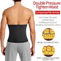 Mens Abdomen Reducer Sauna Body Shaper Fitness Sweat Trimmer Belt Waist Trainer Belly Slimming Shapewear Waist Trainer Corset We.