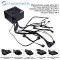 400W PC Power Supply for Gaming Computer Fonte 400W PC PSU Power Supply Unit Black Gaming Quiet 120mm Fan 24pin 12V ATX Desktop. 