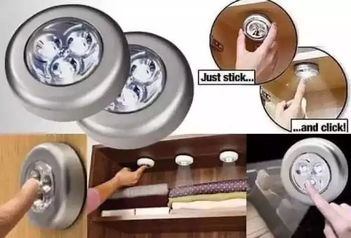 Mini LED Battery Powered Stick Tap Touch Lamp Led Light Multipurpose Portable Compact Super