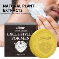 Man Shaving Soap Gentle Clean Keep Fresh Smooth Texture Foam Rich Reducing Irritation Men Beard Care Soap Effect Protect. 