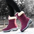 Winter Women Boots Platform Shoes Keep Warm Thigh High Snow Boots Outdoor Ladies Slip on Comfortable Waterproof Fur Femme Boots. 