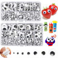 100pcs/200/550pcs Self-adhesive Googly Wiggle Eyes for DIY Scrapbooking Crafts Projects DIY Dolls Accessories Eyes Handmade Toys.